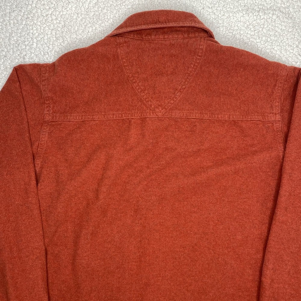 Stoic Orange Chamois Button Down Shirt: Size Small - Picture 4 of 11